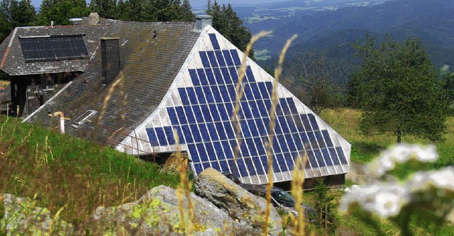 Die Rappenecker Htte mit ihrer Solaranlage   | Foto: philipp