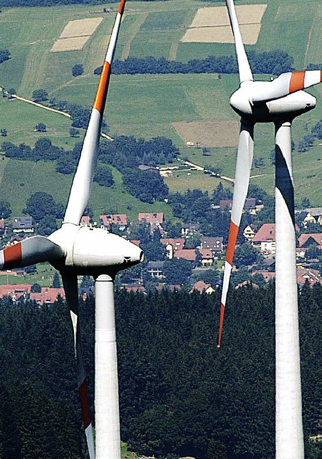 Mehr Tempo beim Thema Windkraft forder...SPD von Steinens Brgermeister Knig.   | Foto: Schneider