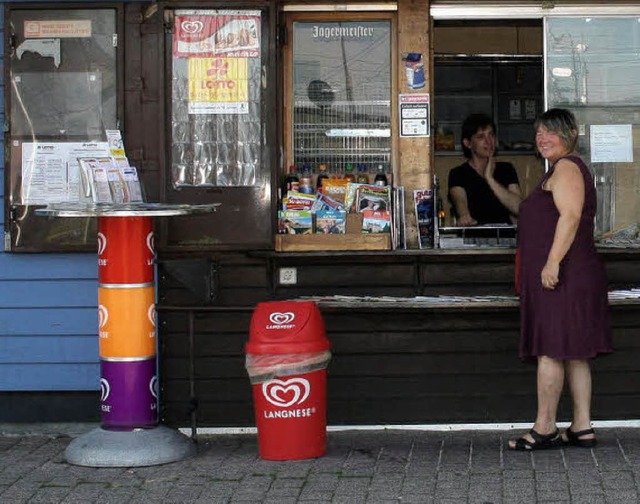 Der Kiosk am Bahnhof war viele Jahre  ...unkt fr die Menschen in Kirchzarten.   | Foto: Andreas Peikert