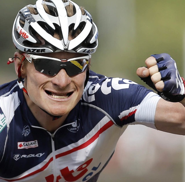 Hat sich ans Jubeln gewhnt: Andr Greipel  | Foto: dpa