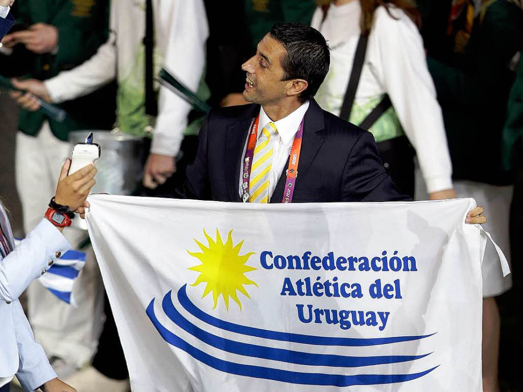 Ein Vertreter der Olympiamannschaft Uruguays.