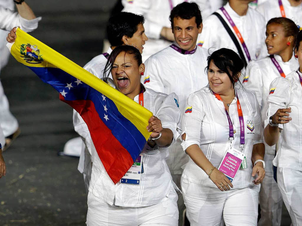 Vertreter der Olympiadelegation Venezuelas.