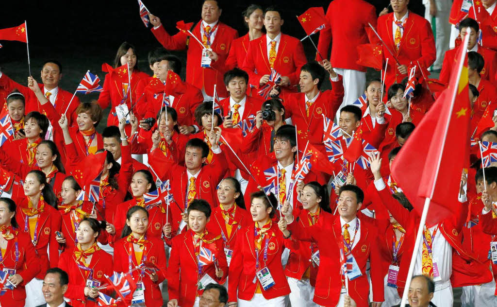 Stellt eine der grten Olympiamannschaften: Die Volksrepublik China.