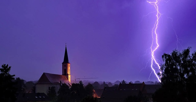 Gewitter ber Lffingen  | Foto: Philippe Thines