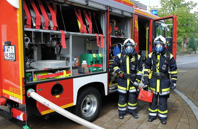 Deutliche Vorteile bietet das neue Sta...r Feuerwehr in Harpolingen zu sehen.    | Foto: Hans-Walter Mark