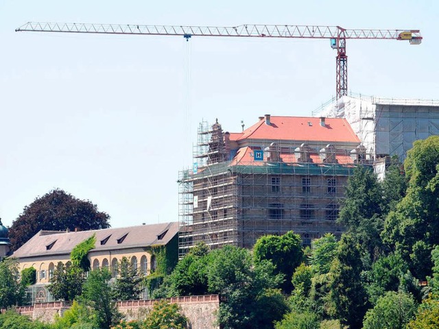 Eine Baustelle ist das Neue Schloss ber Baden-Baden.   | Foto: dpa