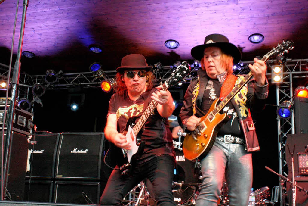 Rock im Doppelpack: The Sweet und Slade gastierten beim Open Air im Kurpark. Rock im Doppelpack: The Sweet und Slade gastierten beim Open Air im Kurpark.