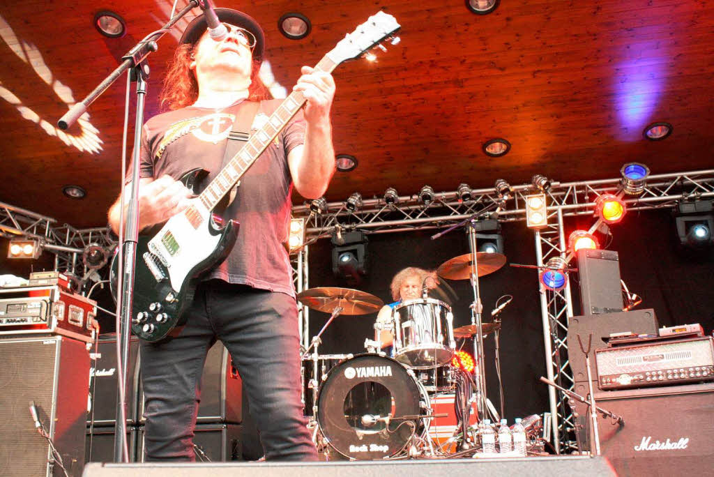 Rock im Doppelpack: The Sweet und Slade gastierten beim Open Air im Kurpark. Rock im Doppelpack: The Sweet und Slade gastierten beim Open Air im Kurpark.