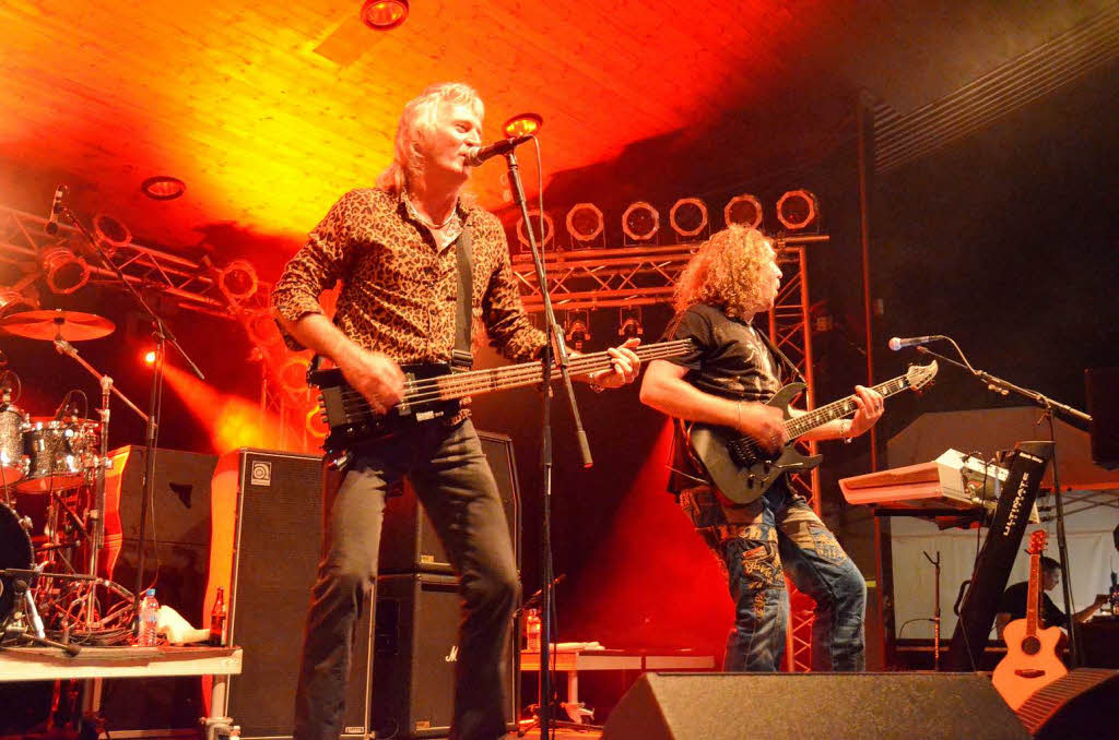 Rock im Doppelpack: The Sweet und Slade gastierten beim Open Air im Kurpark. Rock im Doppelpack: The Sweet und Slade gastierten beim Open Air im Kurpark.