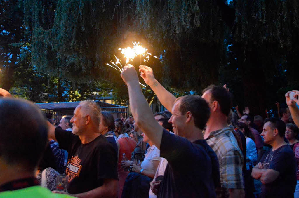 Rock im Doppelpack: The Sweet und Slade gastierten beim Open Air im Kurpark. Rock im Doppelpack: The Sweet und Slade gastierten beim Open Air im Kurpark.