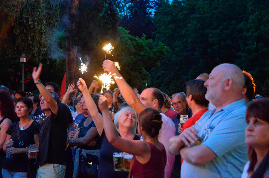 Rock im Doppelpack: The Sweet und Slade gastierten beim Open Air im Kurpark. Rock im Doppelpack: The Sweet und Slade gastierten beim Open Air im Kurpark.