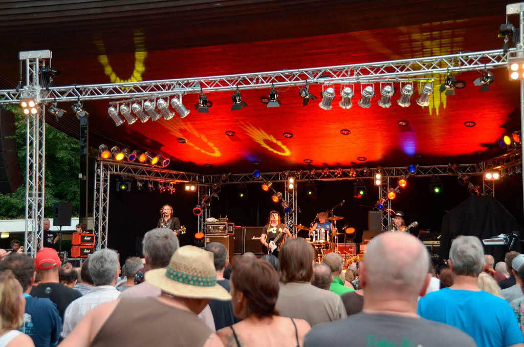 Rock im Doppelpack: The Sweet und Slade gastierten beim Open Air im Kurpark. Rock im Doppelpack: The Sweet und Slade gastierten beim Open Air im Kurpark.