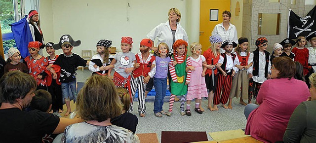 Abschiedsfest im Kindergarten St. Mich... Eltern ein Theaterstck einstudiert.   | Foto: Kindergarten
