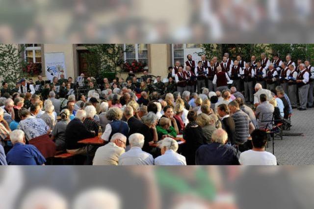 Wetterglck beim Open-Air-Konzert im Klosterhof