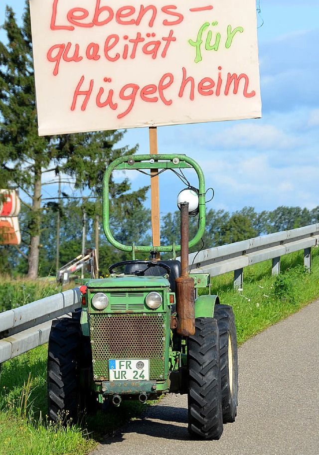 Hgelheimer kmpfen um eine Tieflage ohne Weichen.  | Foto: umiger