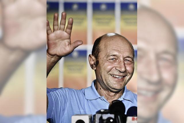 Basescu knapp vorbei an der Amtsenthebung