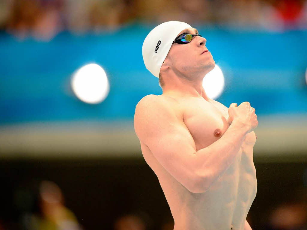 Fnfter ber 200 Meter Freistill: Paul Biedermann aus Deutschland.