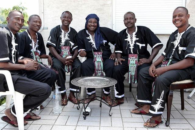 Afrikanische Musiker logieren in Sulz