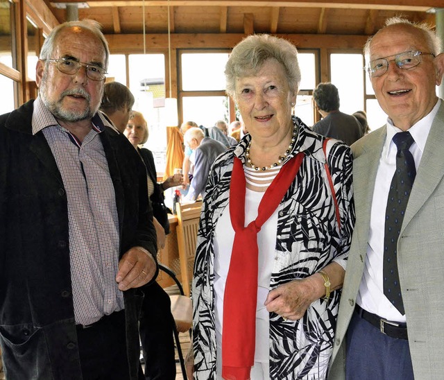 Walter Kchlin (rechts) mit Susanna K...der des Vereins fr Heimatgeschichte.   | Foto: Martina Weber-Kroker