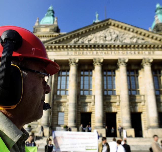 Der Protest half nichts &#8211; nun wo...er vor das Verfassungsgericht ziehen.   | Foto: dapd