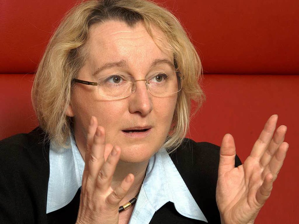 Wissenschaftsministerin Theresia Bauer.  | Foto: dpa