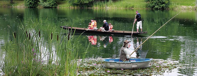 Idylle: Bootsfahrt auf dem See.  | Foto: Katharina Rieger