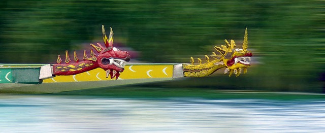 Auf die Pltze, fertig, los: Auf dem S... mit ihren Drachenbooten um den Sieg.   | Foto: fotolia.com/Reiner Wellmann