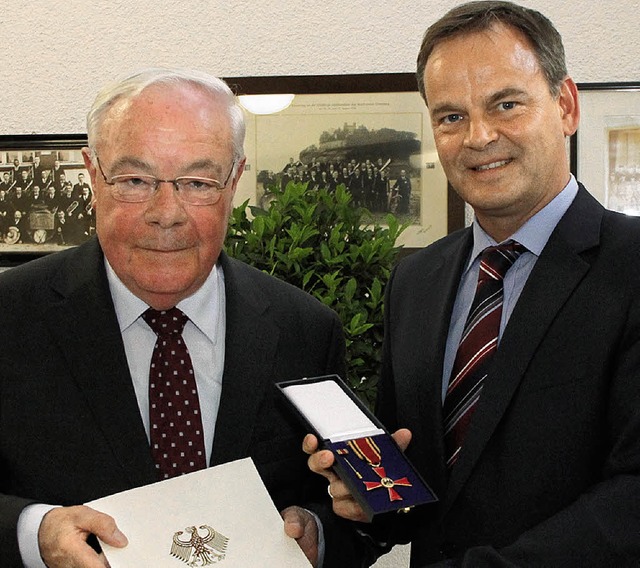 Hermann Litterst und Frank Scherer.   | Foto: rob