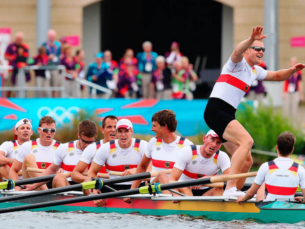 DeutschlandAchter holt Gold 36. Sieg in Folge Olympische Spiele
