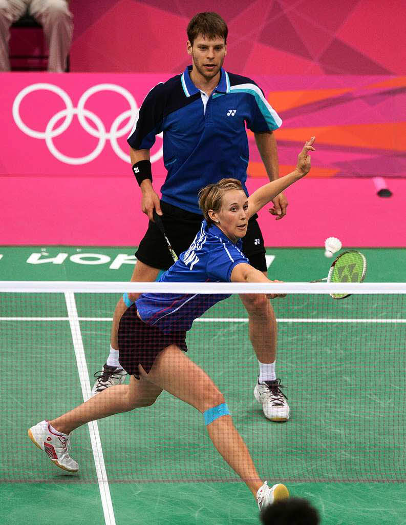 Im Viertelfinale war Schluss fr Birgit Michels und Michael Fuchs. Dennoch ein Achtungserfolg: Es war die beste Platzierung fr ein deutsches Mixed-Team im Badminton seit 1992.