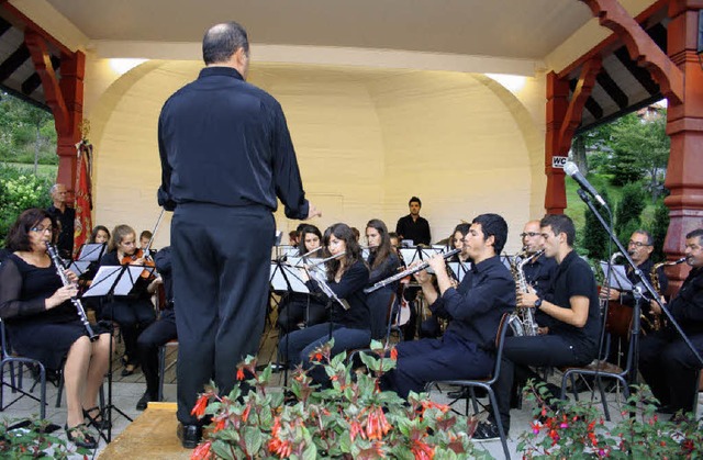 Todtmoos ( ab ) Sdlndisches Flair im Todtmooser Kurgarten:  | Foto: Andreas Bhm