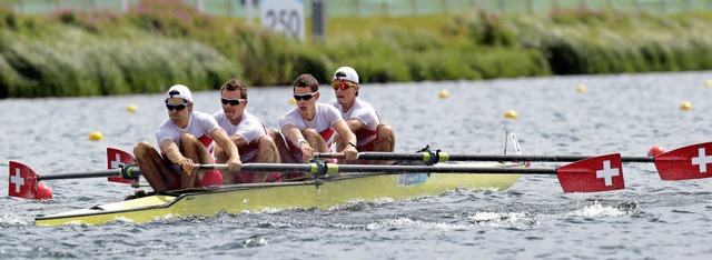 Auf Platz fnf im  Finale der Olympisc...wie  Lucas Tramer und Simon Schuerch.   | Foto: DAPD