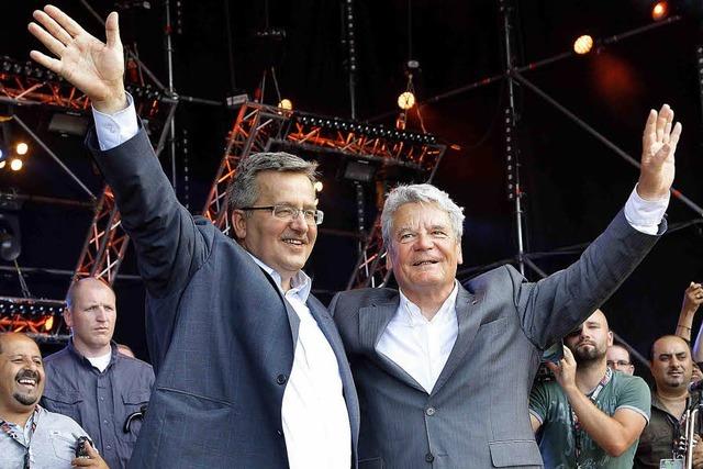 Gauck rockt Polens Woodstock