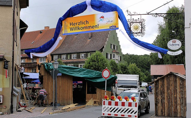 Willkommen beim Stdtlefest:  Sportler...nomisches Talent unter Beweis stellen.  | Foto: Christa Maier