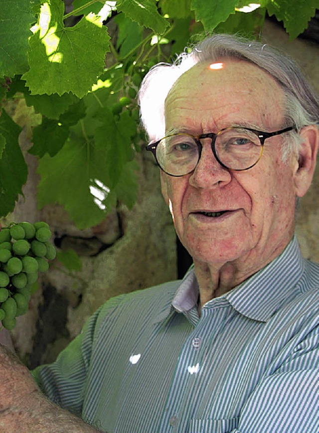 Gesunde Reben sind fr  Gerd Kpfer aus Grunern das A und O der Weinwirtschaft.   | Foto: SAbine Model