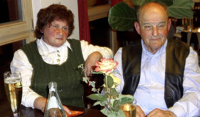 Ein groes Fest: Waltraud und Erwin Breig feiern heute ihre goldene Hochzeit.   | Foto: Gottfried Blansche