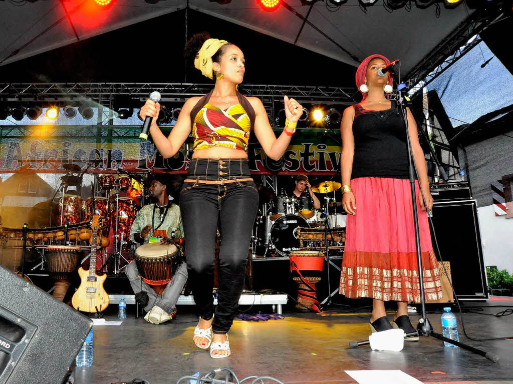 Maymbe Malayika und ihre Band brachten das Publikum in Schwung