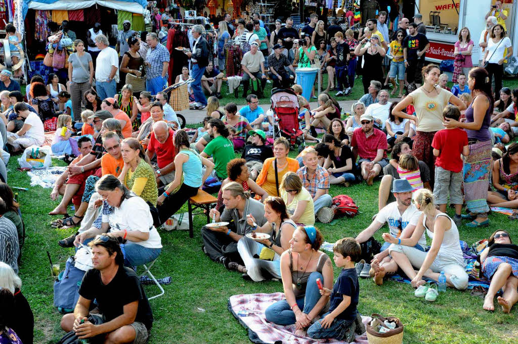 Ein Hauch von Woodstock auf der Festivalwiese
