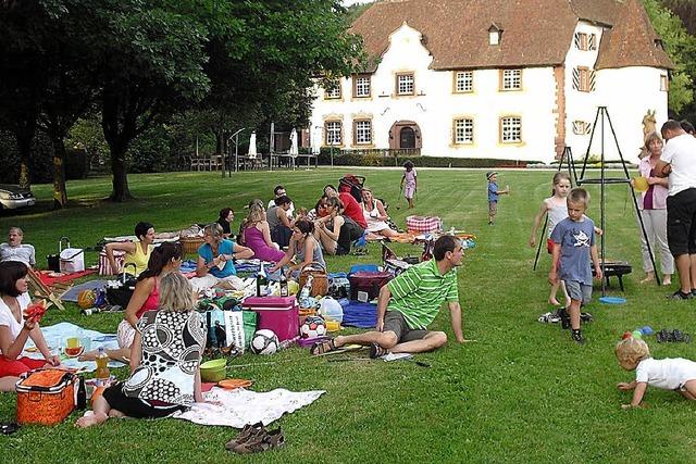 FERIEN IN INZLINGEN: Picknick in Traumkulisse