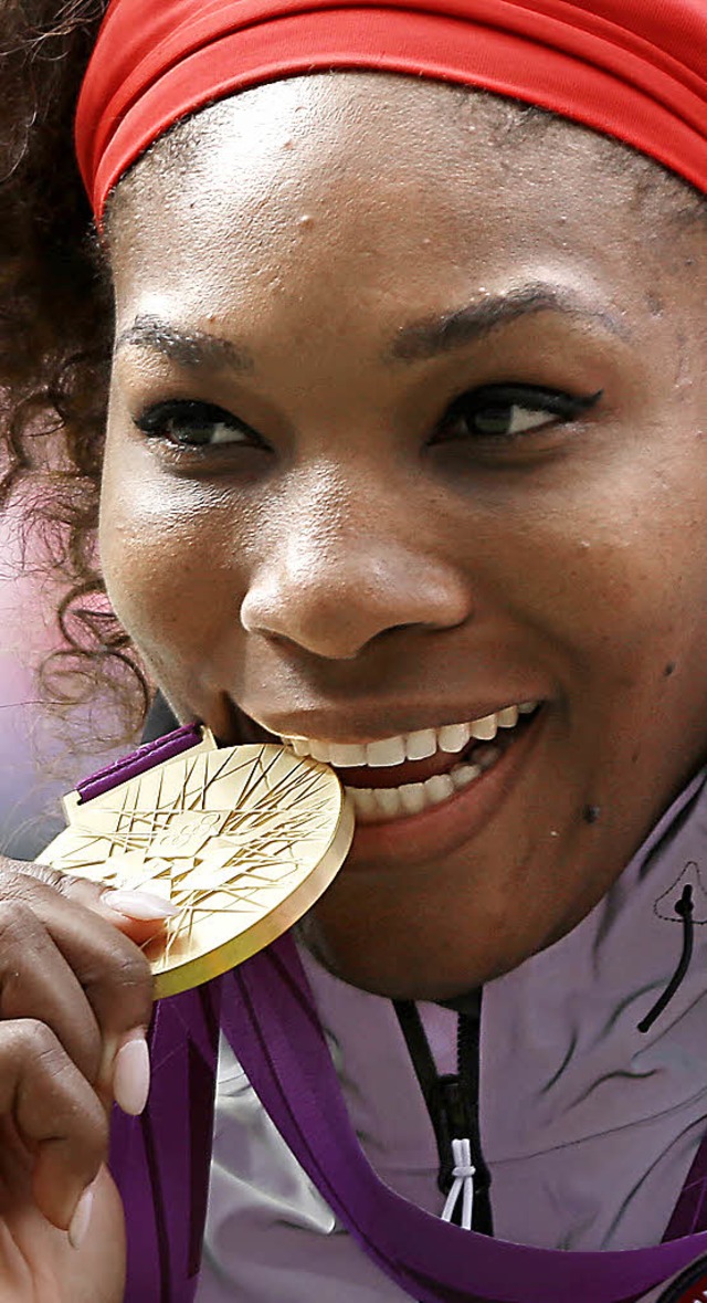 Beit  auf Gold: Serena Williams  | Foto: dapd