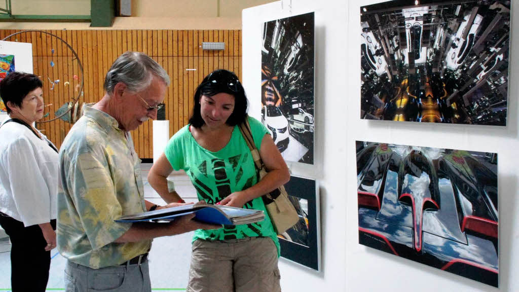 Internationale Kunsttage Endingen: Auch Fotografie war dabei, hier Henri Beinert mit „Auto’s Fantasy“.