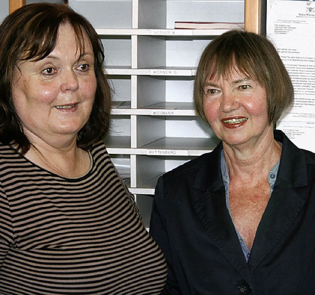 Elisabeth Berens (links) und Christa Ost wurden in den Ruhestand verabschiedet.   | Foto: Klaus-Rettberg