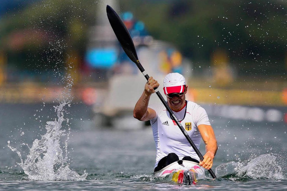 Der Kanute Max Hoff qualifizierte sich im Kajak im Vorlauf souverän für das Finale. (Foto: dpa) Der Kanute Max Hoff qualifizierte sich im Kajak im Vorlauf souverän für das Finale. (Foto: dpa)