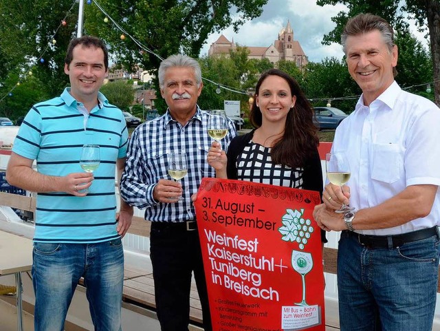 Martin Schmidt, Waldemar Isele, Rebecca Gut und Florian Herth (von links)  | Foto: Gerold Zink