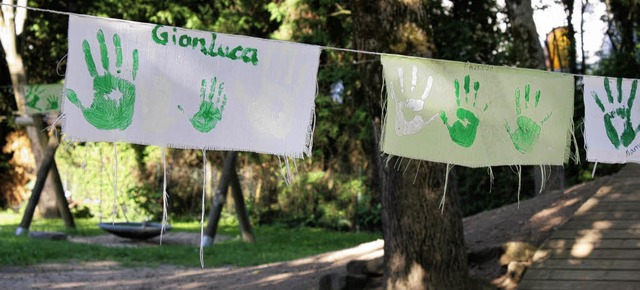 Die Bume im Garten sind fast so alt w...0;, sagt die Leiterin Ute Stubenvoll.   | Foto: Barbara Schmidt