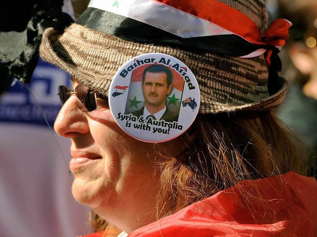 Assad-Anhnger.  | Foto: AFP