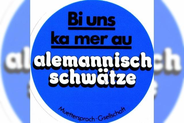 Keine Einheit des Alemannischen