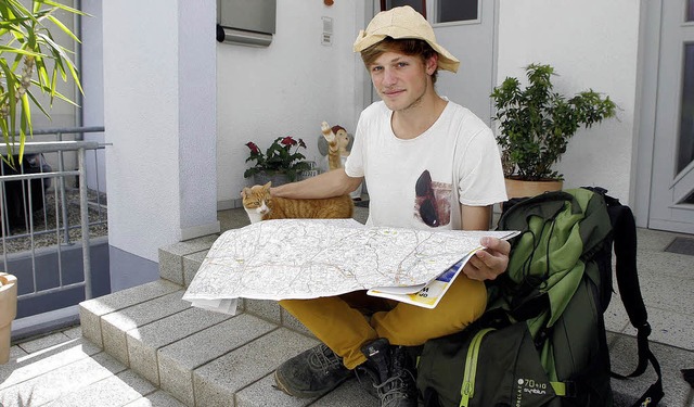 Freitagnacht in Oberweier entschieden,...Bergsteigen bisher eher wenig am Hut.   | Foto: heidi fssel