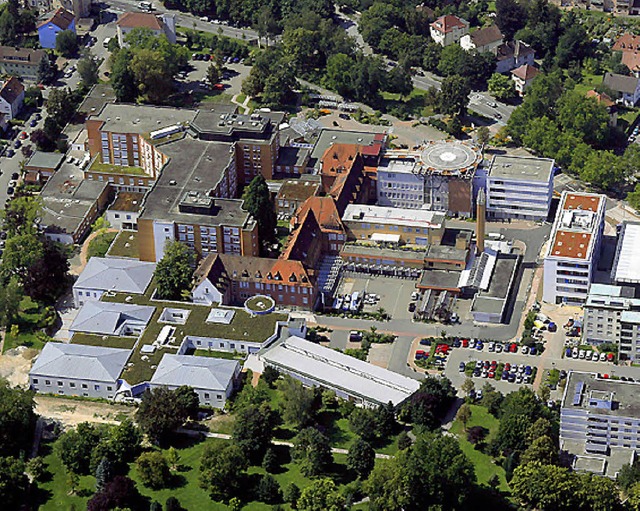 Der Offenburger Klinik-Komplex an der Moltkestrae.   | Foto: Peter heck