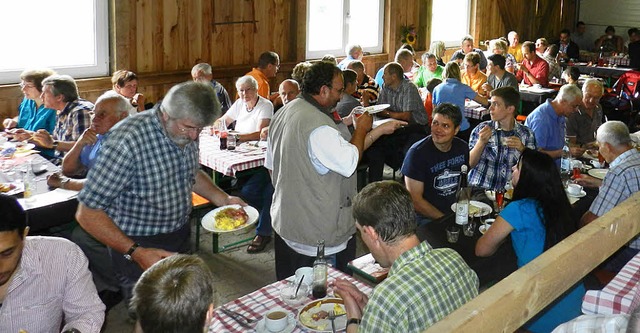 ber ein volles Haus konnten sich in W...unch auf dem Bauernhof&#8220; freuen.   | Foto: Gerhard Wiezel